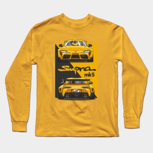 Black and Yellow MK5 Crossover Gradiation Long Sleeve T-Shirt